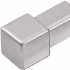 Squareline Profile Corner 7/16 in. Square Edge Brushed Stainless Steel Metal Tile Edge Trim (1-Piece)
