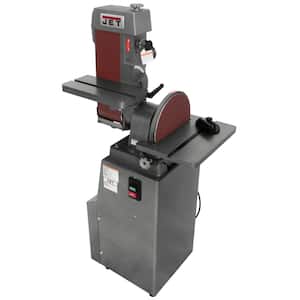 6 in. x 48 in. Industrial Combination Belt and 12 in. Disc Finishing Machine