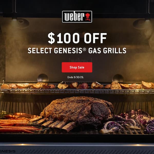 Genesis S-335 3-Burner Propane Gas Grill in Stainless Steel