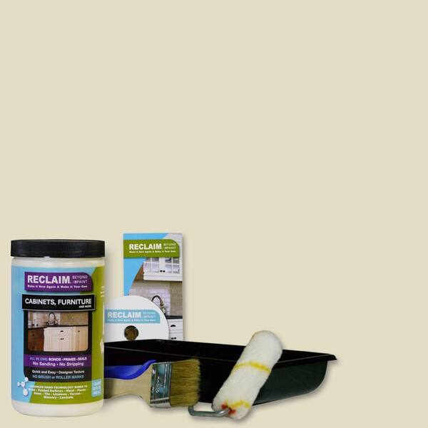 RECLAIM Beyond Paint 1-qt. Off-White All in One Multi Surface Cabinet, Furniture and More Refinishing Kit