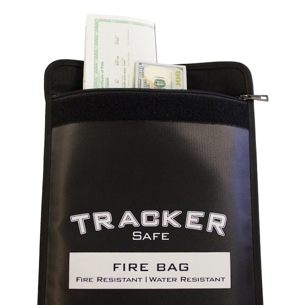 Fireproof Waterproof Money Bag Safe Storage Pouch for Card Keys Cash Small Size 