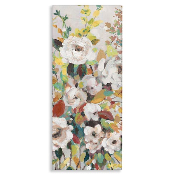 Stupell Industries Blooming Roses Array by Carol Robinson Unframed Nature Graphic Art Print 48 in. x 20 in.