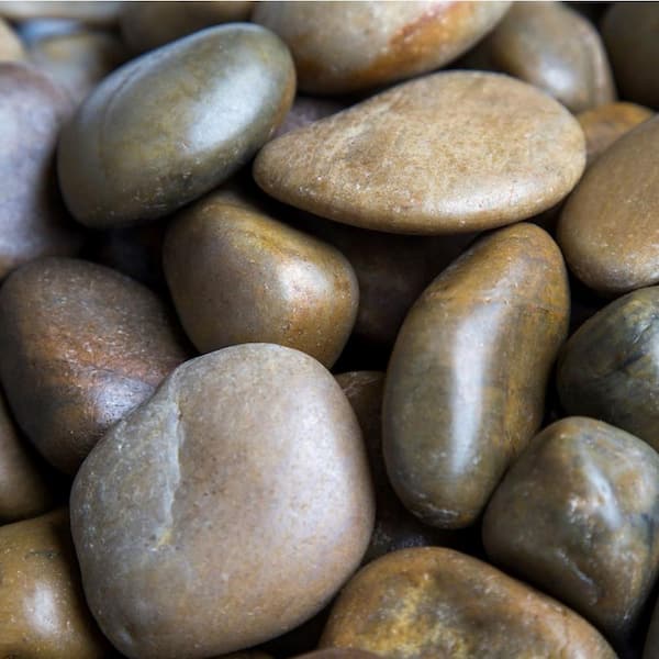 Natural Polished Large River Pebbles Stones Rocks Mixed Colour Water Plant  Decor