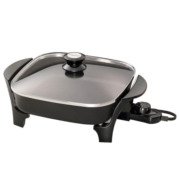 Presto 16-Inch Electric Skillet Nonstick Fry Cooking Frying Pan Buffet Server 