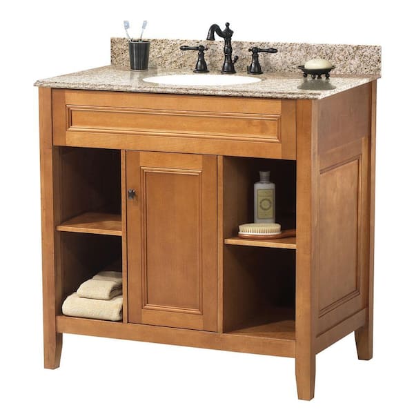 D Bath Vanity In Rich Cinnamon, Home Depot 31 Inch Bathroom Vanity