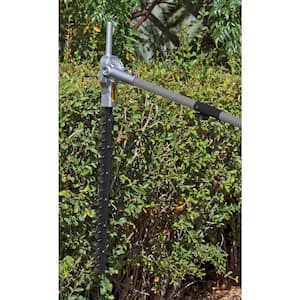 22 in. 27 cc Gas 2-Stroke Articulating Hedge Trimmer with Attachment Capabilities