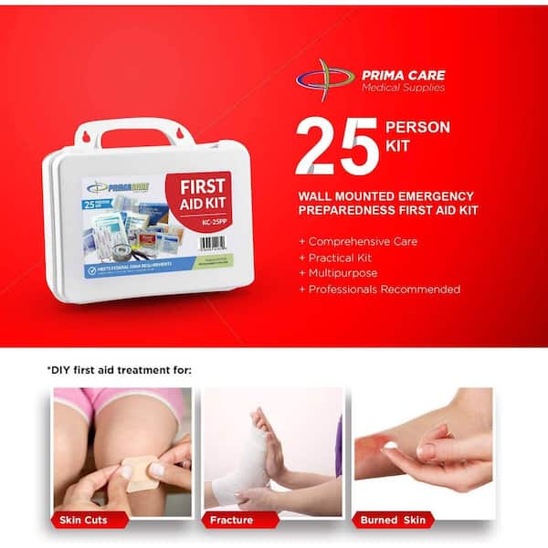 237 Piece First Aid Kit Easy Access Carrying Case All Purpose Emergency  Survival