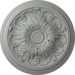 20" x 1-1/2" Damon Urethane Ceiling Medallion (Fits Canopies upto 3-3/8"), Primed White