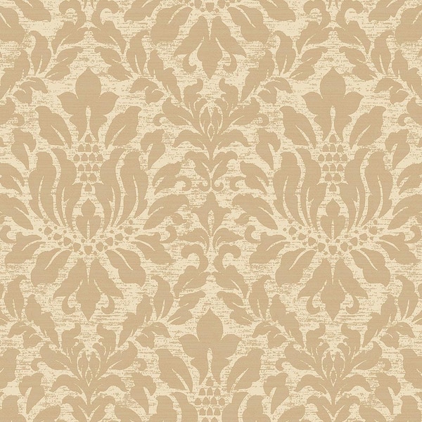 Norwall Stitched Damask Vinyl Roll Wallpaper (Covers 55 sq. ft.)