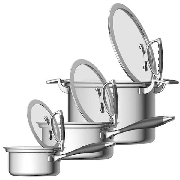 6-Piece Legacy Collection Cookware Set with 1.5-qt. Sauce Pan, 3
