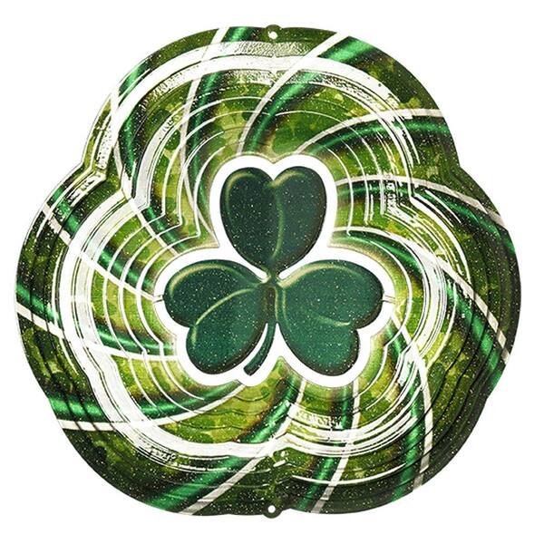 Iron Stop 6.5 in. Shamrock Wind Spinner