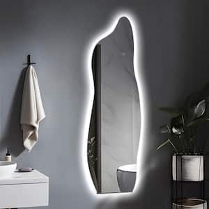 16 in. W x 55 in. H Full Length Novelty/Specialty Frameless Dimmable Wall-Mounted LED Bathroom Vanity Mirror