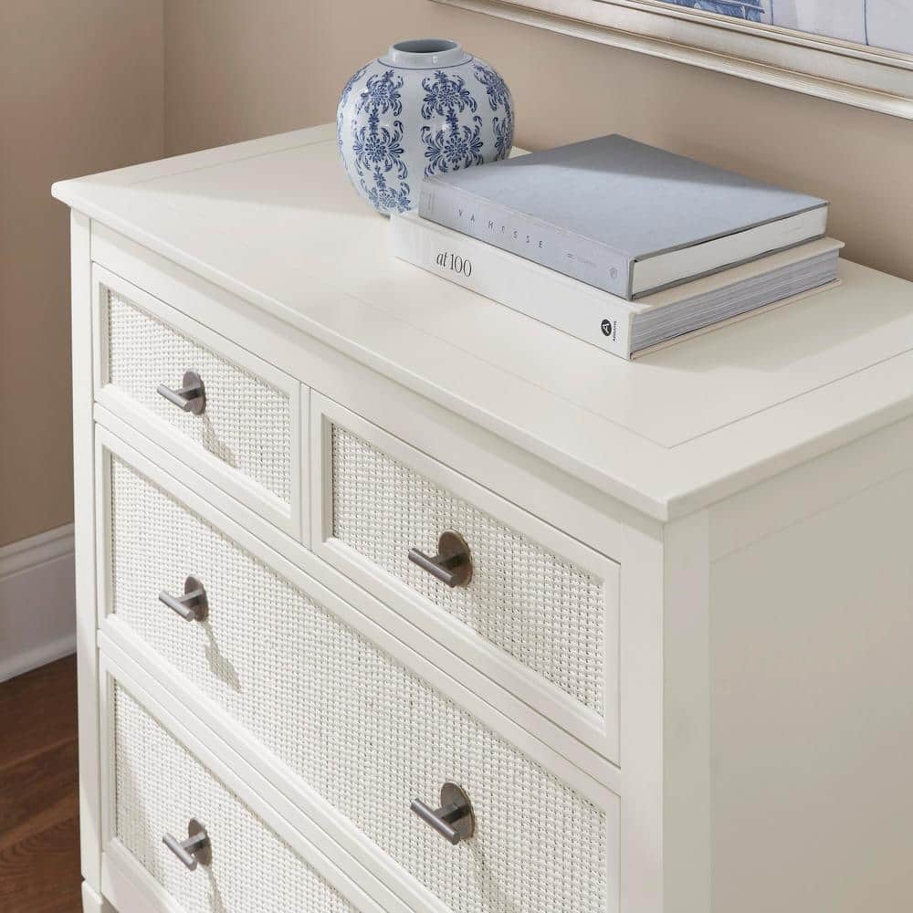 Marsden Patina Wood Finish 3-Drawer Cane Chest of Drawers (38 in W. X 36 in H.) - thumbnail 9