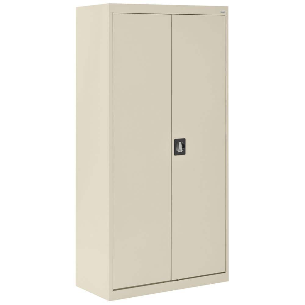 Elite Series 36 in. W x 72 in. H x 24 in. D 22-Gauge 5-Shelf Steel Freestanding Garage Storage Cabinet in Putty price history on PriceWatchPro