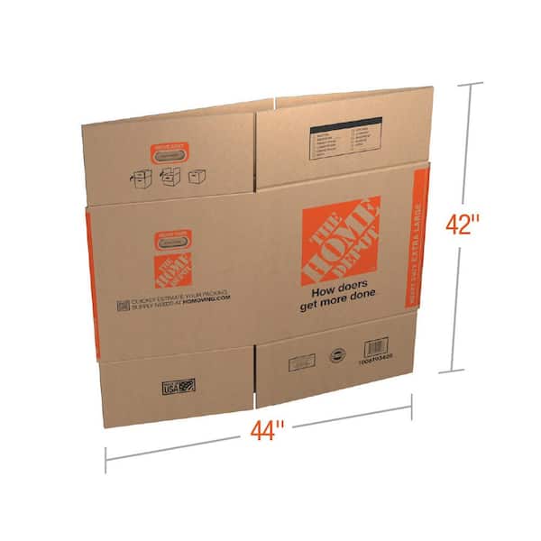 24-in W x 18-in H x 18-in D Moving Box Classic Large Cardboard Moving Boxes with Handle Holes