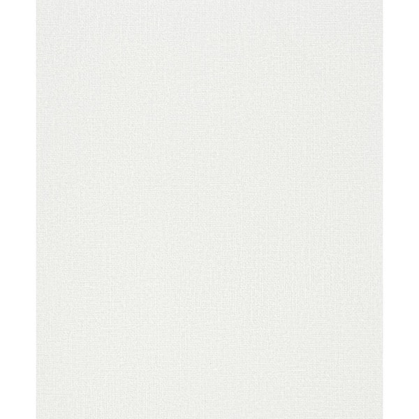 Unbranded Kumano Collection White Textured Weave Matte Finish Non-Pasted Vinyl on Non-Woven Wallpaper Sample