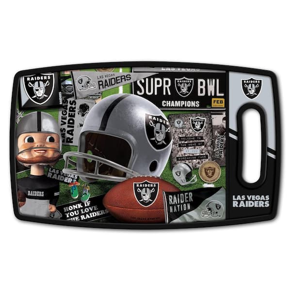 NFL Las Vegas Raiders Retro Series Polypropyene Cutting Board