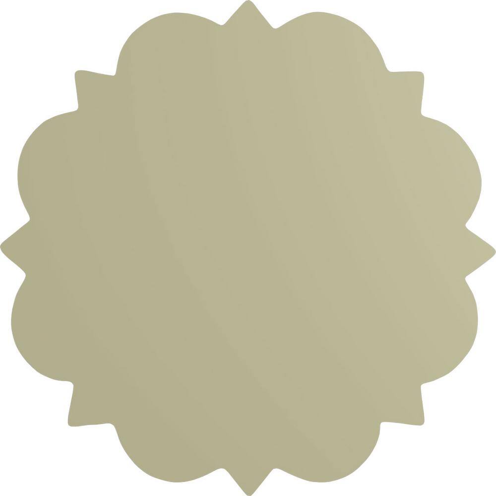 Primed White Round Decorative Rosette 6.5" Diameter