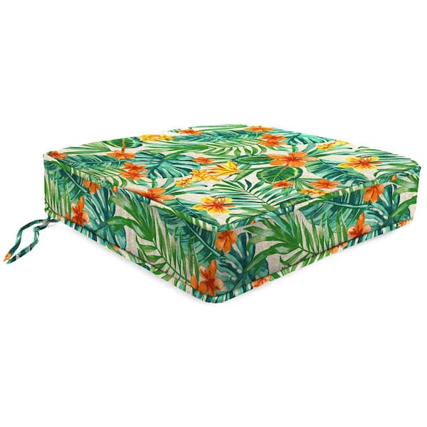 Jordan Manufacturing 22.5 in. L x 22.5 in. W x 5 in. T Square Outdoor Deep Seat Cushion in Jillian Suave