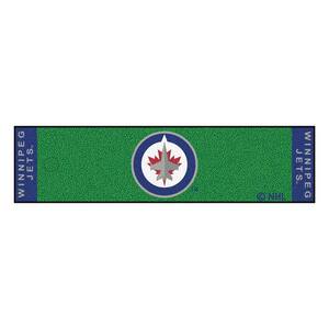 NHL Winnipeg Jets 1 ft. 6 in. x 6 ft. Indoor 1-Hole Golf Practice Putting Green