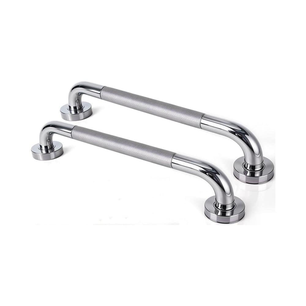 16 in. Stainless Steel Anti-Slip Grab Bars for Bathtubs and Showers 2 Pack 