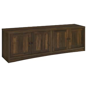 Laughlin Dark Pine Entertainment Center Fits TV's up to 80 in. with 4-Door