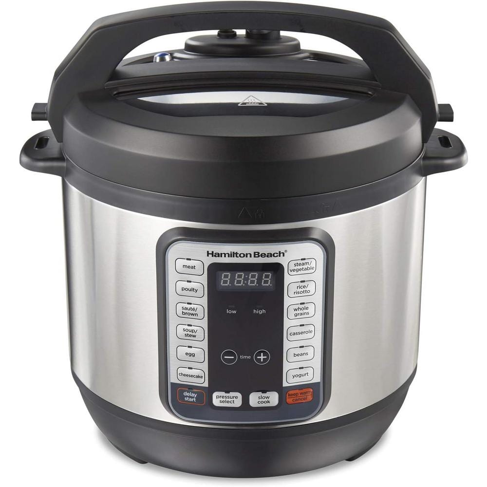 12 in. 1 Stainless Steel Electric Pressure Cooker with True Slow Cook Techn