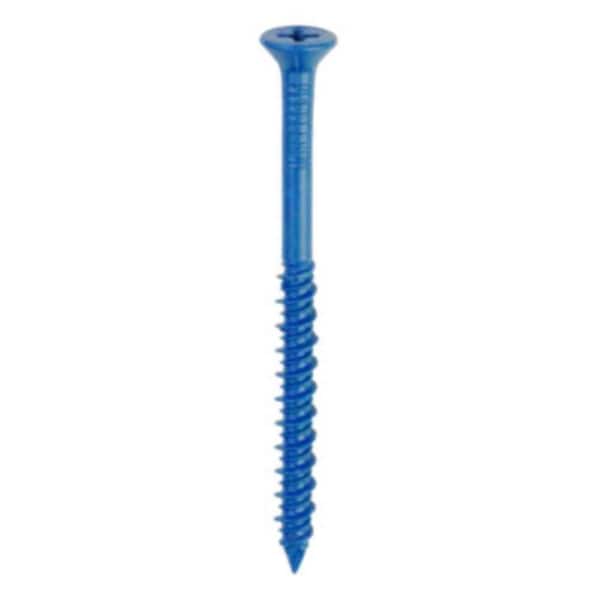 1/4 x 1-3/4" Phillips Flat Head Stainless Steel Concrete Screw Tapcon 25 pack 