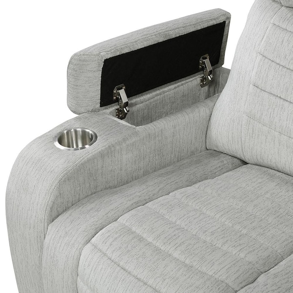 Lazzara Camilla 73 in W Microfiber Fabric 2-Seater Manual Double