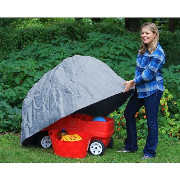 40 in. H x 44 in. W Extra Large Landscape Boulder, Granite Resin