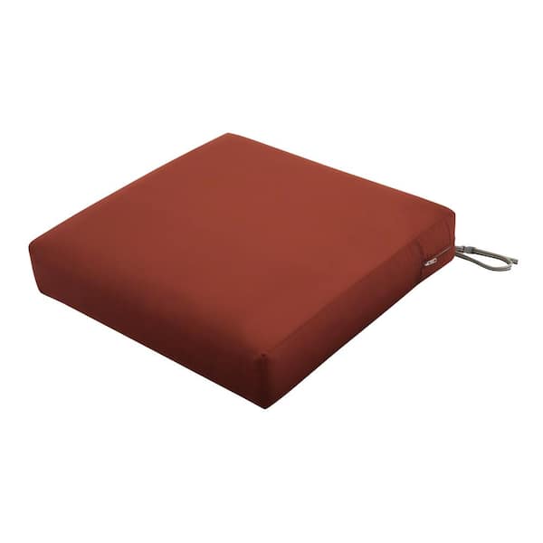 Ravenna Spice 23 in. W x 23 in. D x 5 in. T Deep Seating Outdoor Lounge Chair Cushion