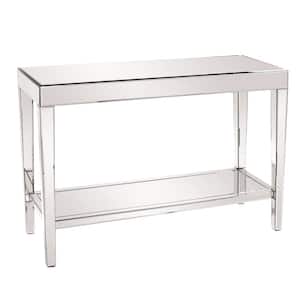 Howard Elliott Orion Mirrored Console Table with Shelf