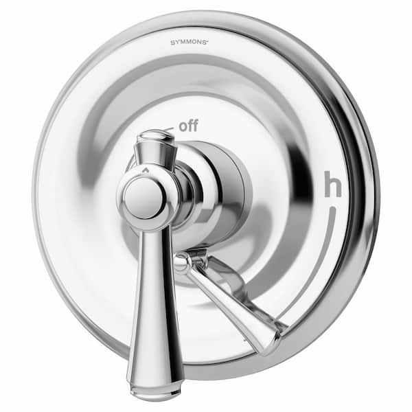 Symmons Degas 1-Handle Shower Valve Trim Kit in Polished Chrome (Valve Not Included)