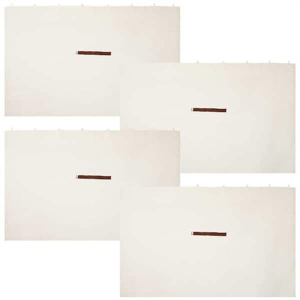 Sunnydaze Decor 10 ft. x 10 ft. Polyester Gazebo Sidewall Set (4-Piece)