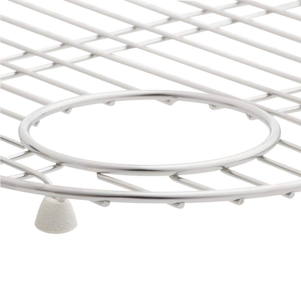 Stainless Steel Sink Grid with Drain Hole