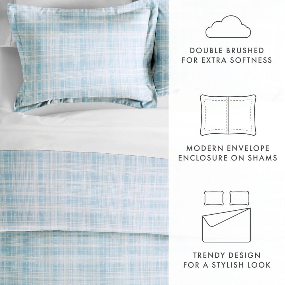Aqua Polka Dot Microfiber Queen Bedspread Cover Set
