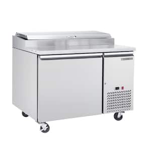 1-Door Refrigerated Pizza Prep Table, in Stainless Steel