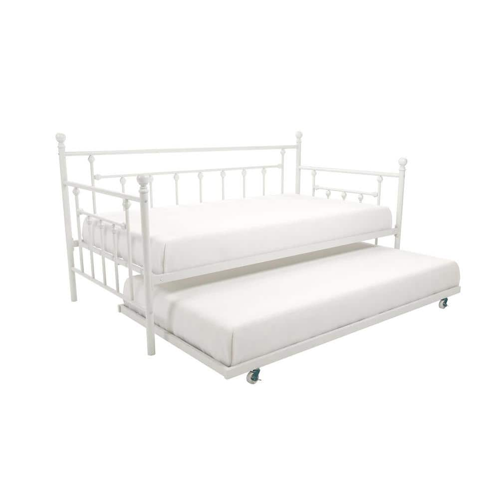 DHP Mia White Twin Daybed And Trundle Set DE23347 - The Home Depot