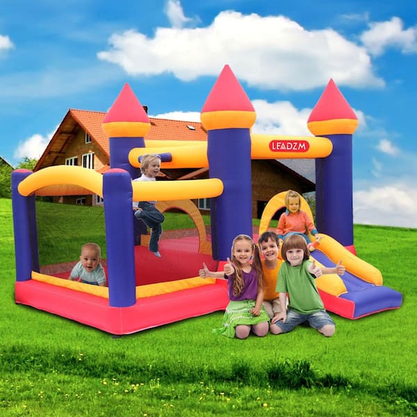 6ft Inflatable Bouncy Castle w/ Blower Kids Childrens Jumper House TOP QUALITY 