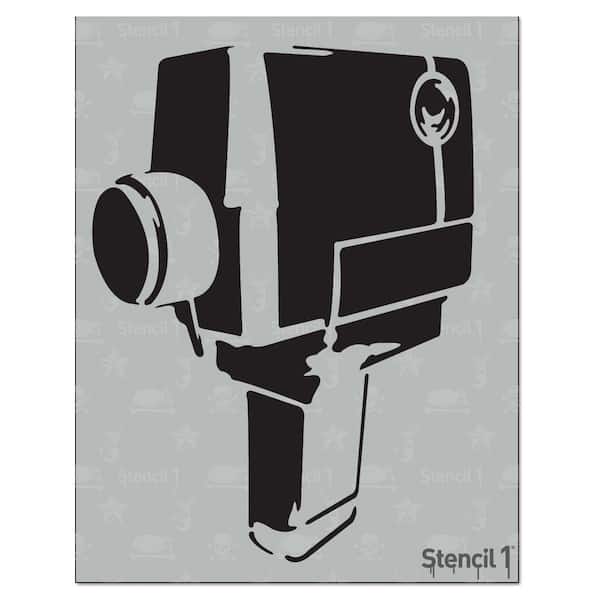 security camera stencil