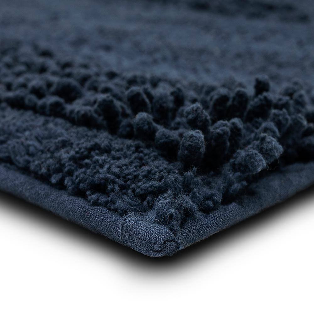 Twilight Cotton Color Block 2' x 5' Bath Rug