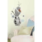 2.5 in. x 18 in. Frozen Olaf The Snow Man Peel and Stick Wall Decals