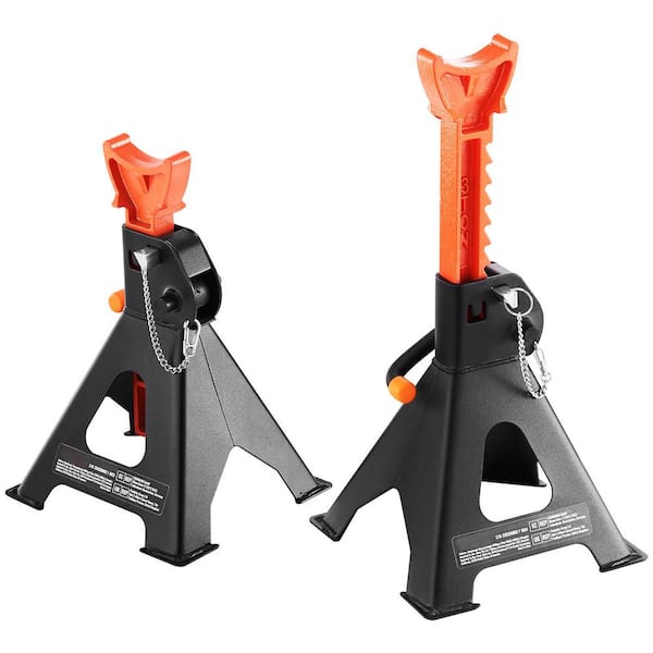 SKYSHALO Jack Stands, 3-Ton (6,000 lbs.) Capacity Car Jack Stands Double Locking, 10.8-16.3 in. Adjustable Height for lifting SUV