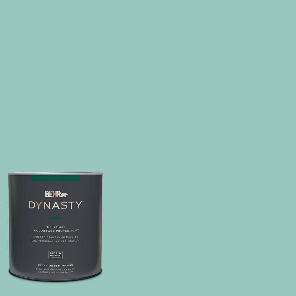 BEHR DYNASTY 1 qt. 490D4 Eucalyptus Leaf SemiGloss Enamel Exterior