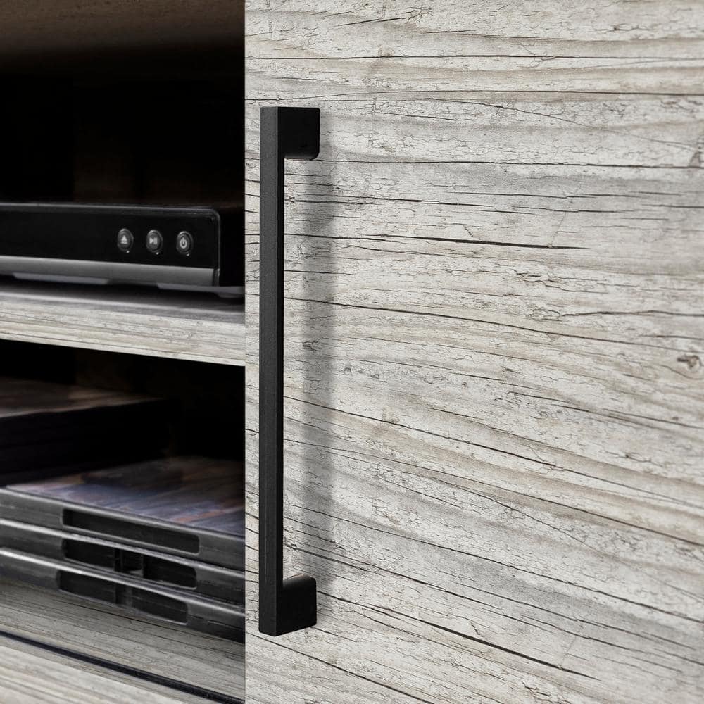Seaside Pine Wall Mounted Media Console with Sliding Door