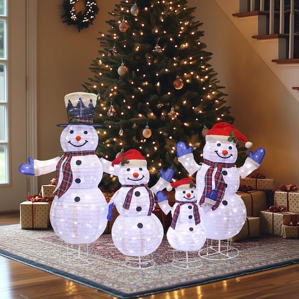 Starfree 47.5 in. 4-Piece Outdoor Christmas Decoration Pop-Up