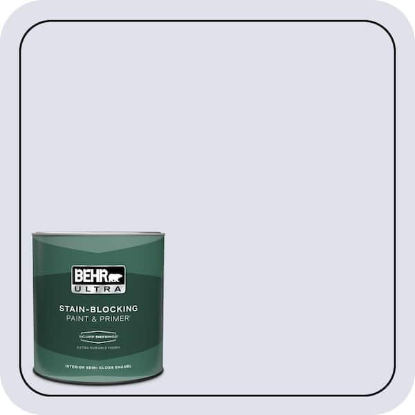 BEHR ULTRA 1 qt. #600A-1 December Dawn Extra Durable Semi-Gloss Enamel Interior Paint & Primer
