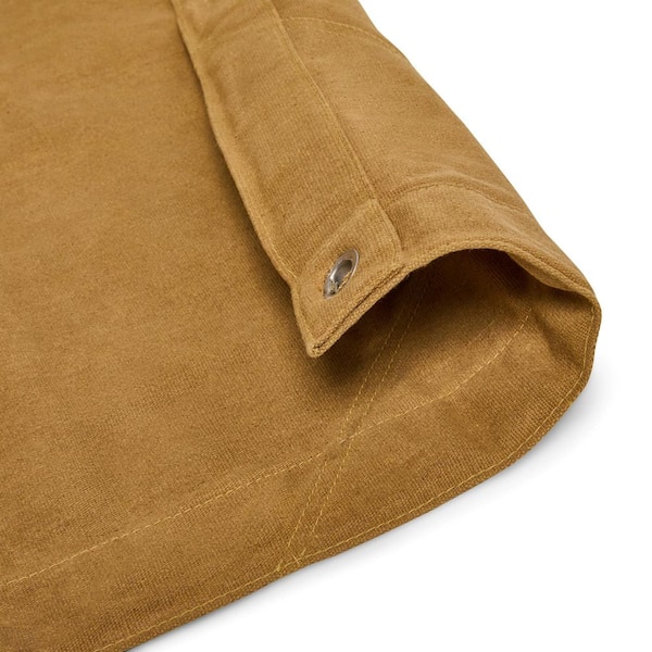 TarpsNow 10 ft. x 10 ft. Tan 18 Mil Heavy Duty Industrial Grade