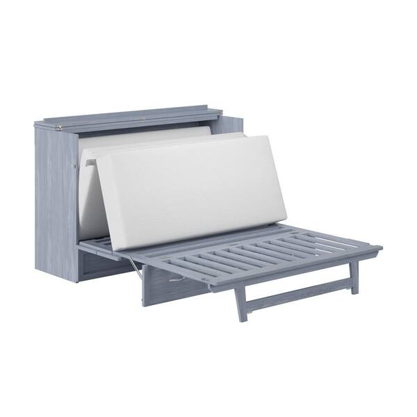 AFI Northfield Driftwood Solid Wood Frame Queen Murphy Bed with