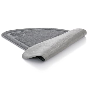Pet Elements 14.2 x 23.6 Inch Paw Print Placemat in Grey